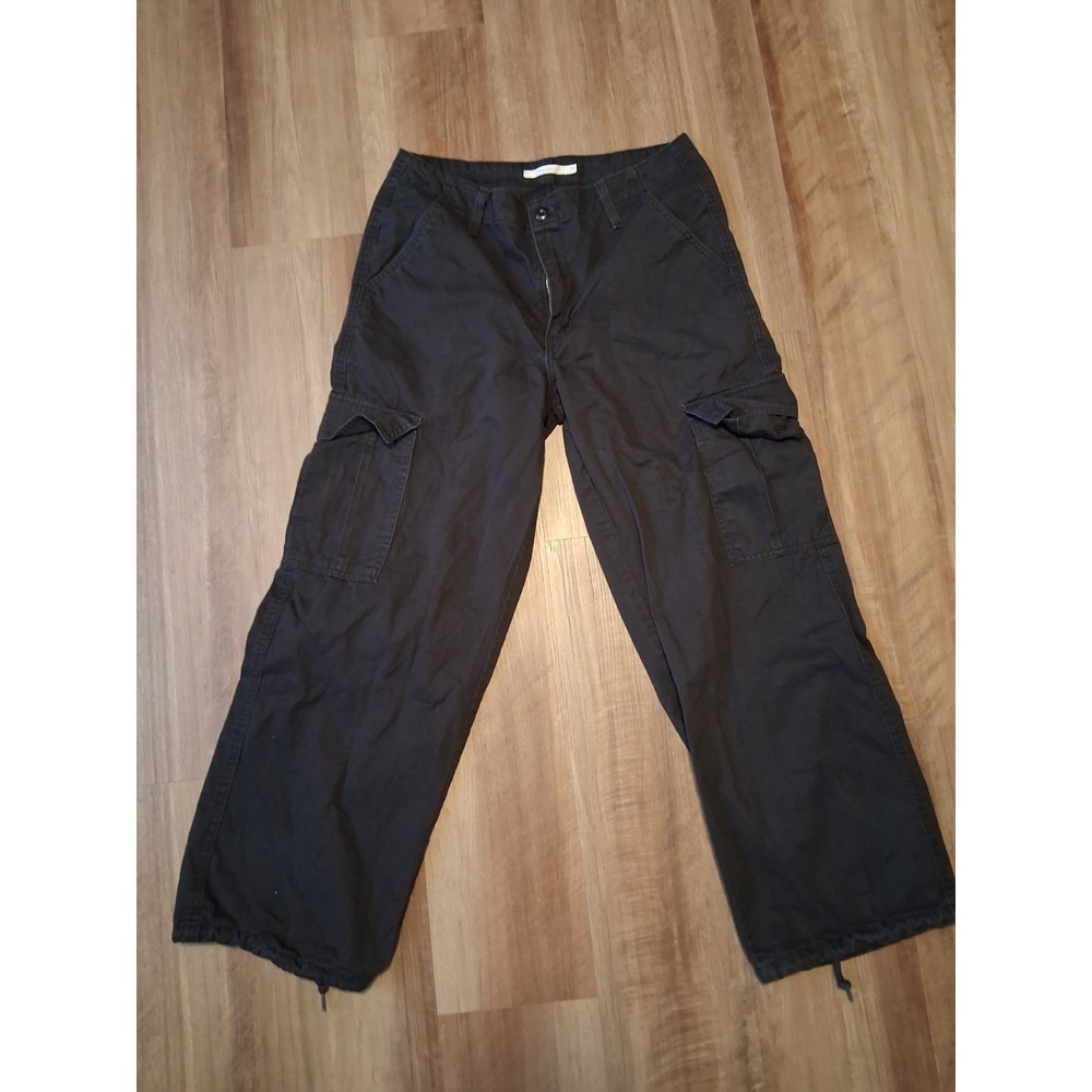 Levi's Cargo Pants Women's 30x30  Black 94 Baggy